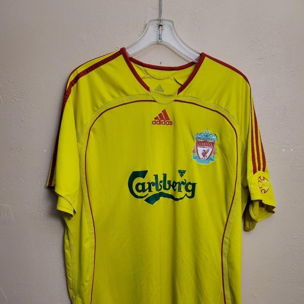 LIVERPOOL 2006 2007 AWAY FOOTBALL SOCCER JERSEY ADIDAS
